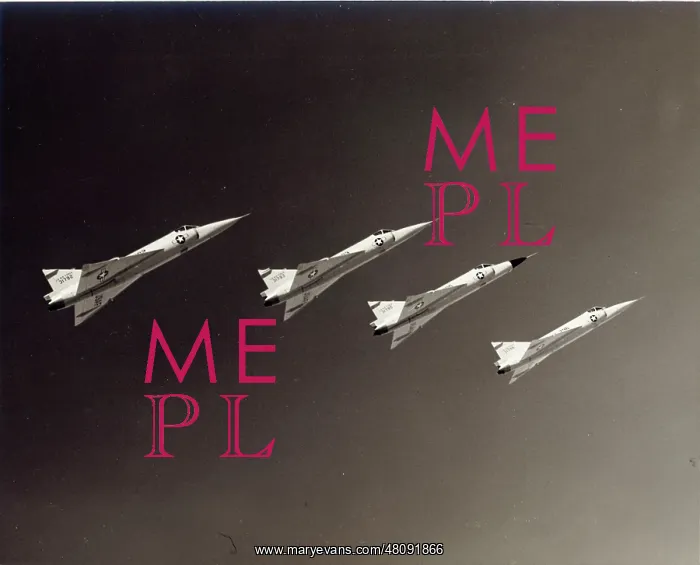 : Four Convair F-102A Delta Daggers : Four Convair F-102A Delta Daggers