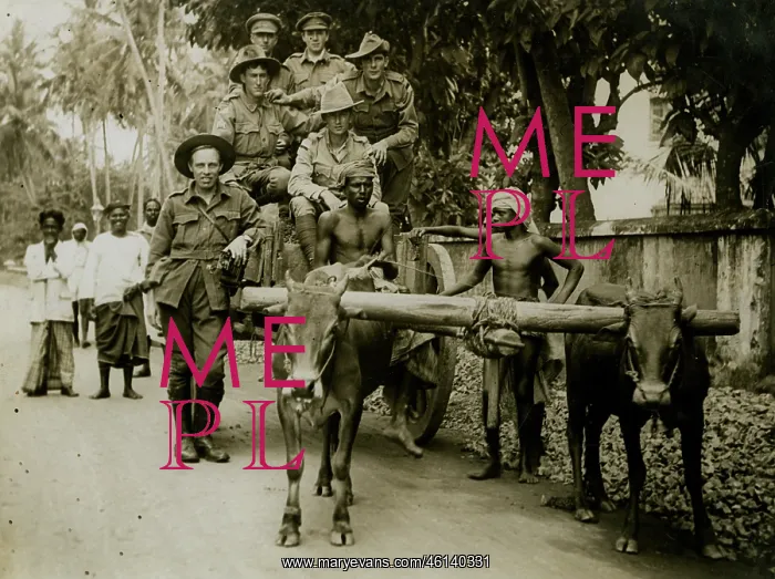 : Convalescent wounded Australian soldiers, Colombo, WW1 : Convalescent wounded Australian soldiers, Colombo, WW1