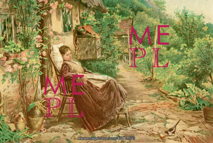 : CONVALESCING WOMAN 19C : CONVALESCING WOMAN 19C