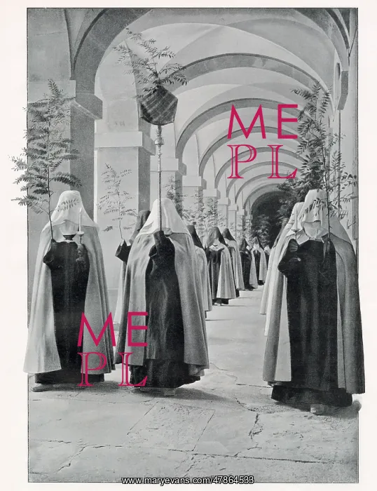 : Convent From Within - Carmelite 1904 : Convent From Within - Carmelite 1904