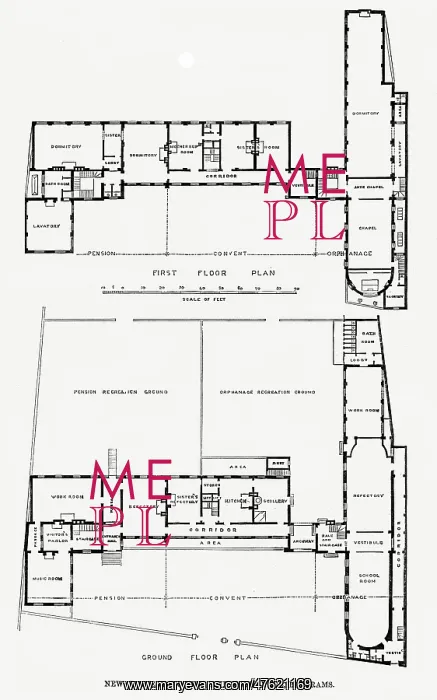 : Convent, School and Orphanage at Bartrams, Hampstead, London : Convent, School and Orphanage at Bartrams, Hampstead, London
