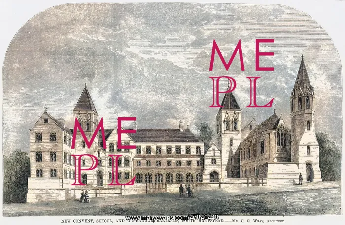 : Convent, School and Orphanage at Bartrams, Hampstead, London : Convent, School and Orphanage at Bartrams, Hampstead, London