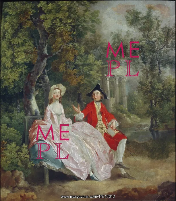  : Conversation in a Park, by Gainsborough