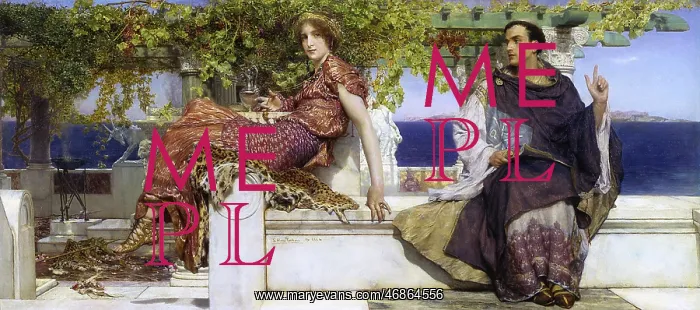 : The Conversion of Paula, by Alma-Tadema : The Conversion of Paula, by Alma-Tadema