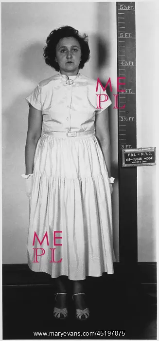 : Convicted atomic spy Ethel Rosenberg in ? : Convicted atomic spy Ethel Rosenberg in ?