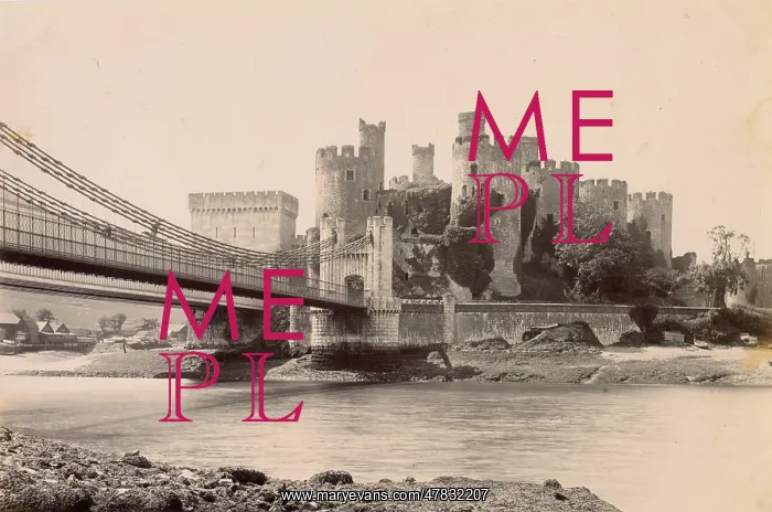 : Conwy (Conway) Castle and bridge, North Wales : Conwy (Conway) Castle and bridge, North Wales