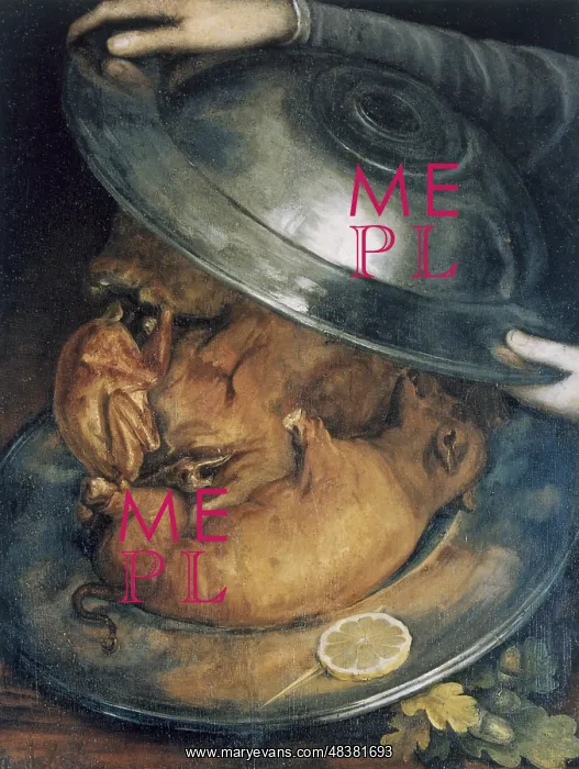 : The Cook, still life circa 1570. If turned upside-down : The Cook, still life circa 1570. If turned upside-down