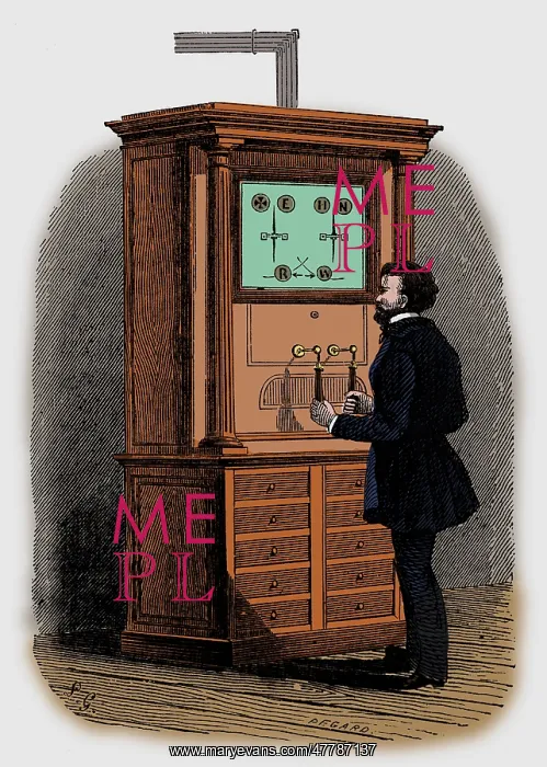 : Cooke and Wheatstone Two Needle Telegraph, 1830s : Cooke and Wheatstone Two Needle Telegraph, 1830s