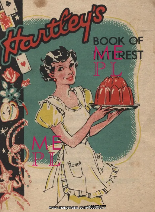: Cookery Books - 1940's, Hartley's, book of interest : Cookery Books - 1940's, Hartley's, book of interest