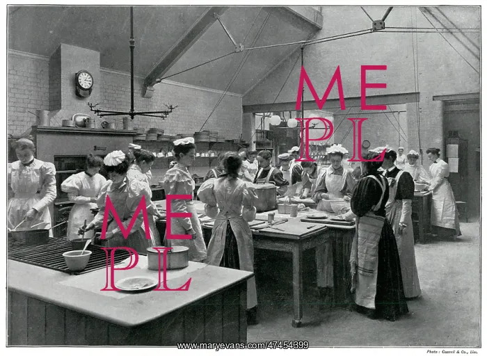 : Cookery classes 1890s : Cookery classes 1890s