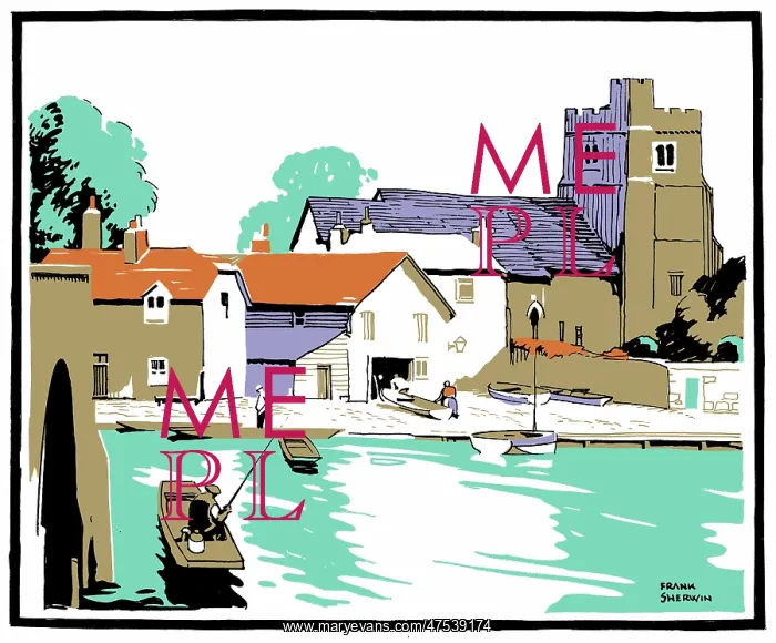 : Cookham Church and river : Cookham Church and river