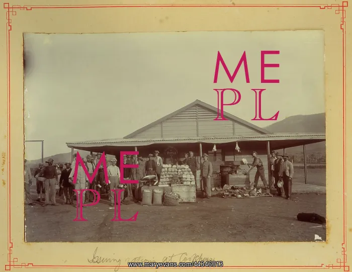  : Cookhouse. Issuing rations to soldiers