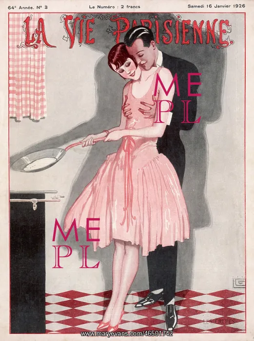 : Cooking Crepes 1926 : Cooking Crepes 1926