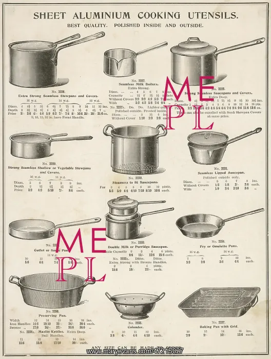  : COOKING / UTENSILS