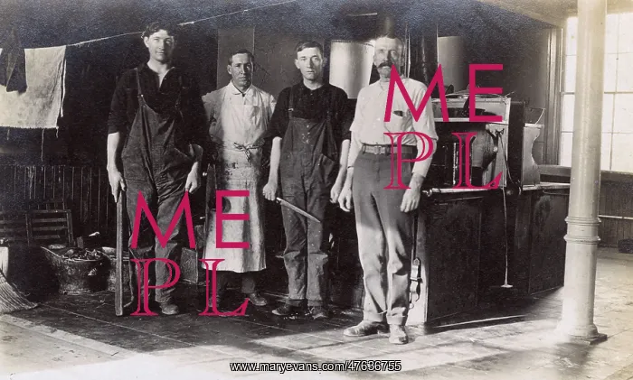  : Four cooks inside their work premises, USA