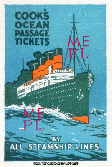 : Cook's Ocean Passage Tickets : Cook's Ocean Passage Tickets