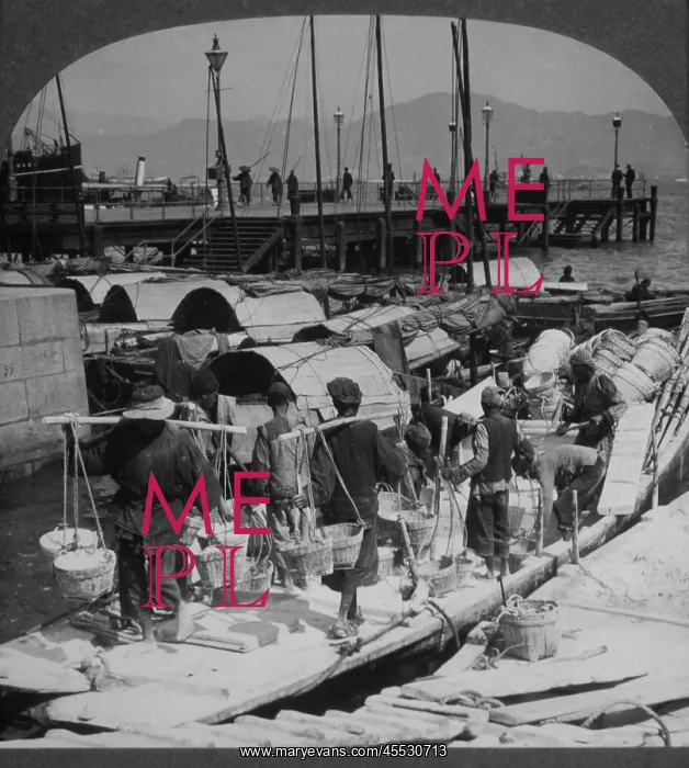  : Coolies - labour - docks - Hong Kong