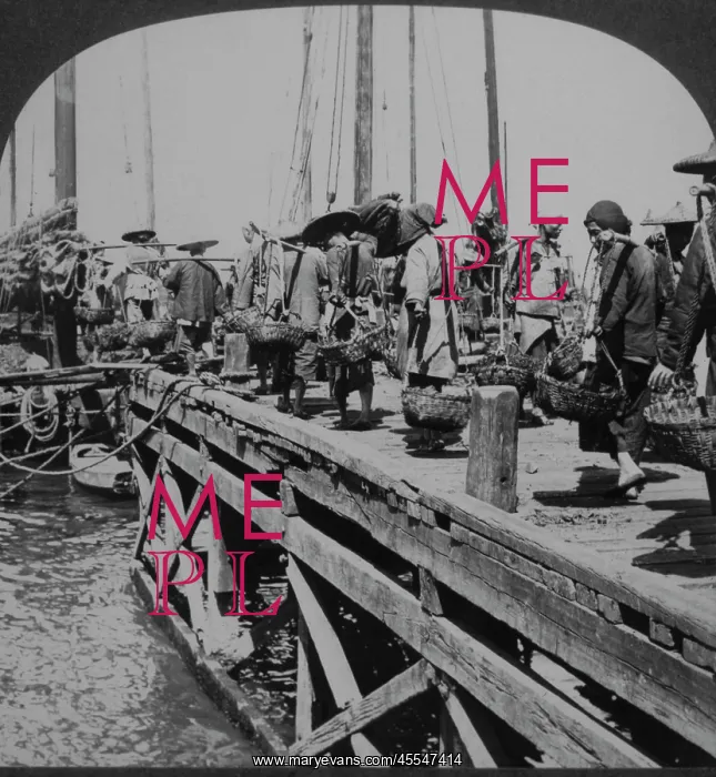 : Coolies - labour - docks - Hong Kong : Coolies - labour - docks - Hong Kong