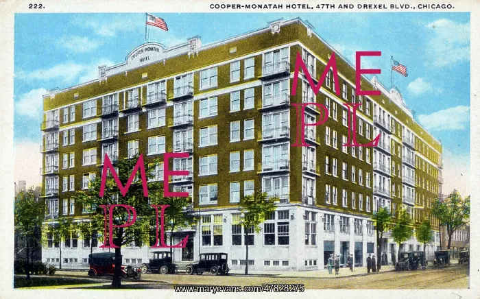 : Cooper-Monatah Hotel, 47th and Drexel Boulevard, Chicago : Cooper-Monatah Hotel, 47th and Drexel Boulevard, Chicago