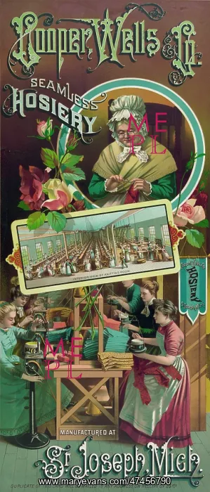 : Cooper, Wells & Co. seamless hosiery : Cooper, Wells & Co. seamless hosiery