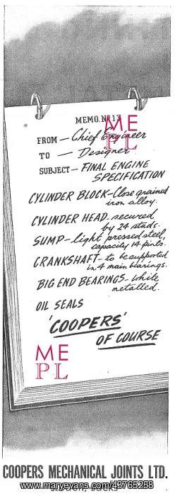 : Coopers Laminated Brass Joints & Gaskets : Coopers Laminated Brass Joints & Gaskets