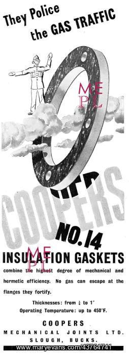 : Coopers Mechanical Joints - Insulation Gaskets : Coopers Mechanical Joints - Insulation Gaskets