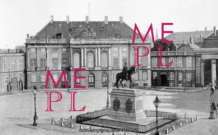 : Copenhagen, Denmark. Amalienborg Palace : Copenhagen, Denmark. Amalienborg Palace