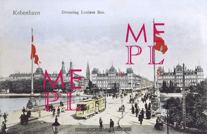 : Copenhagen, Denmark - Queen Louise's Bridge : Copenhagen, Denmark - Queen Louise's Bridge