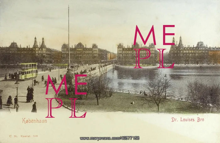 : Copenhagen, Denmark - Queen Louise's Bridge : Copenhagen, Denmark - Queen Louise's Bridge