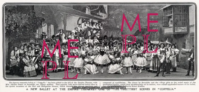 : Coppelia at the Empire starring Adeline Genee : Coppelia at the Empire starring Adeline Genee
