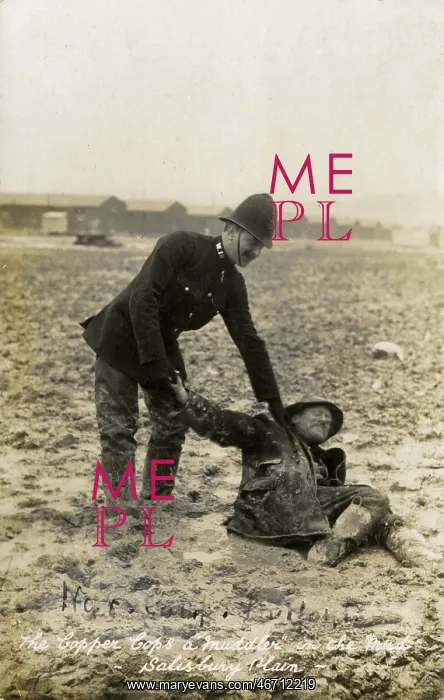  : A Copper cops a Muddler in the mud - Salisbury Plain
