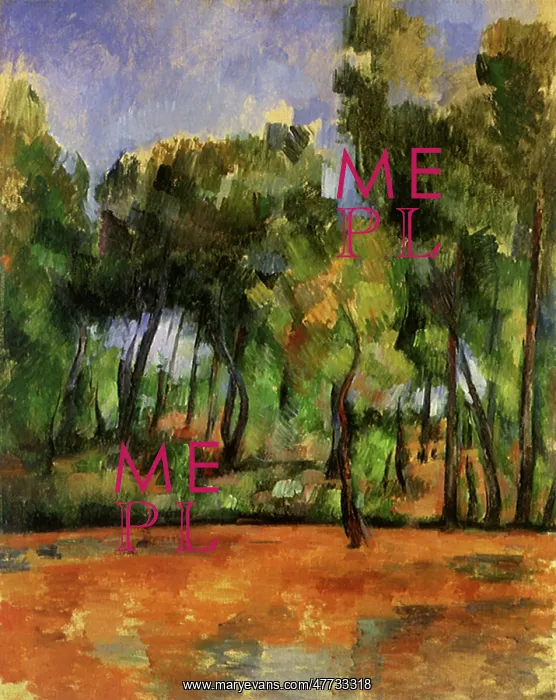  : The Copse, by Paul Cezanne
