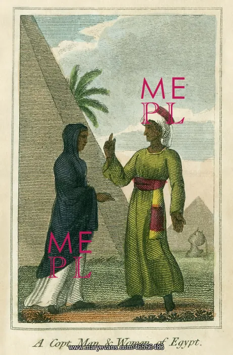 : A Copt Man & Woman - Egypt : A Copt Man & Woman - Egypt
