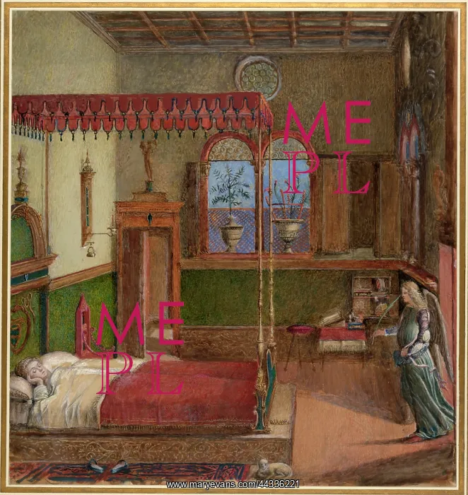 : Copy after Carpaccio's Dream of St Ursula : Copy after Carpaccio's Dream of St Ursula
