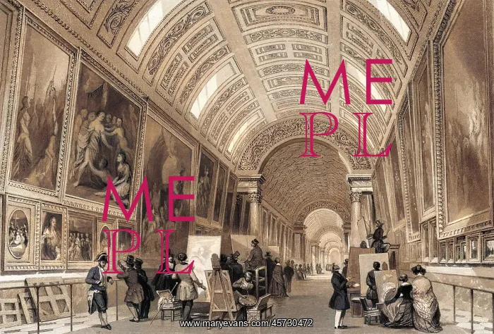  : COPYISTS IN THE LOUVRE