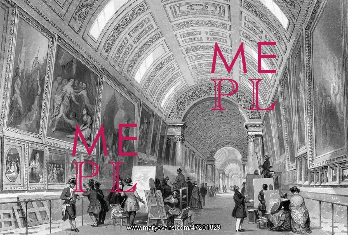  : COPYISTS IN THE LOUVRE