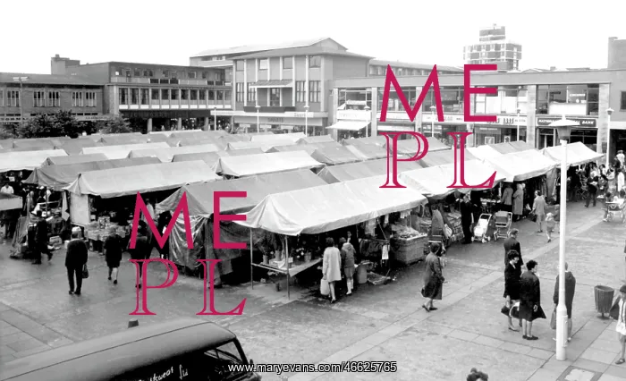  : Corby, Market Square c1965