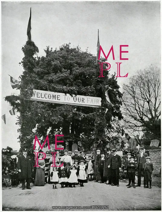 : Corby Pole Fair, Northamptonshire 1902 : Corby Pole Fair, Northamptonshire 1902