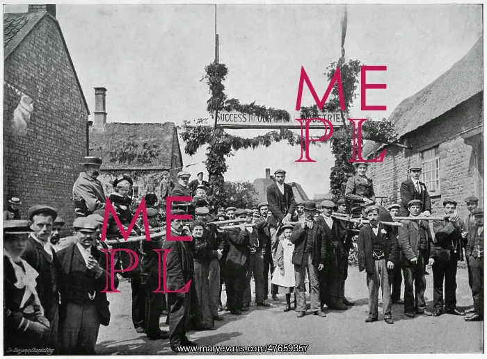 : Corby Pole Fair, Northamptonshire 1902 : Corby Pole Fair, Northamptonshire 1902