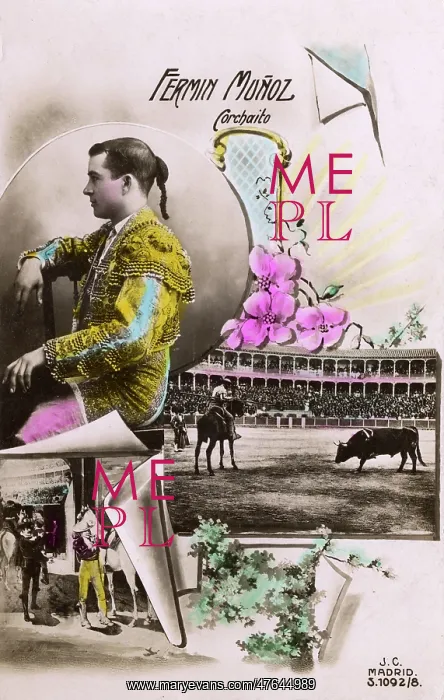 : Corchaito, Fermin Munoz Gonzalez, Spanish bullfighter : Corchaito, Fermin Munoz Gonzalez, Spanish bullfighter