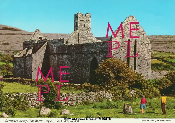 : Corcomroe Abbey, Burren Region, County Clare, Ireland : Corcomroe Abbey, Burren Region, County Clare, Ireland