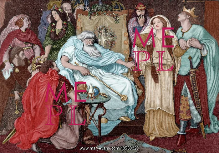 : Cordelia and King Lear : Cordelia and King Lear