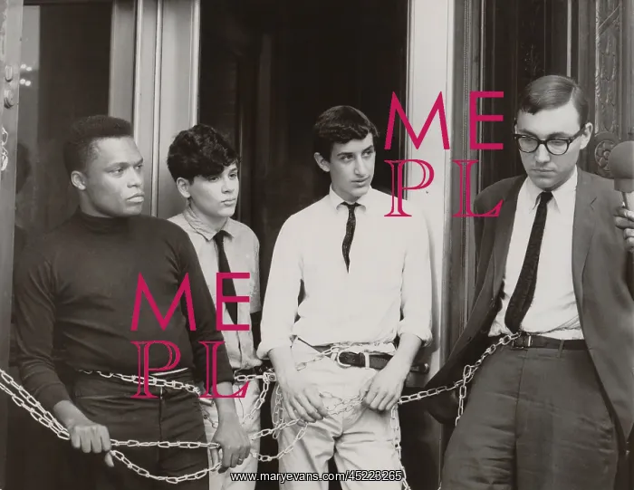 : CORE and SNCC protesters. Four demonstrators ? : CORE and SNCC protesters. Four demonstrators ?