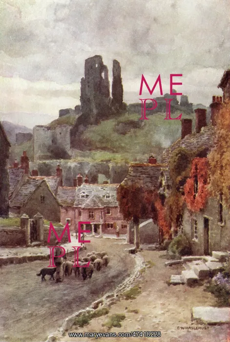 : CORFE CASTLE DORSET : CORFE CASTLE DORSET