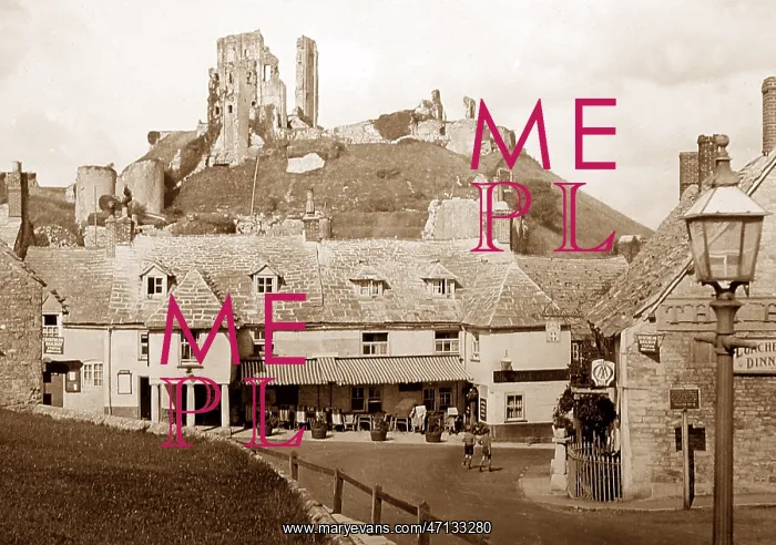  : Corfe Castle and village
