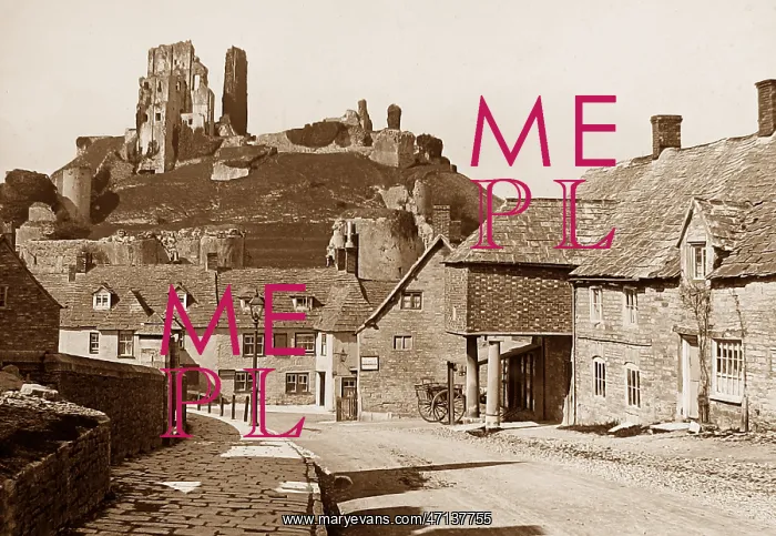  : Corfe village and Castle