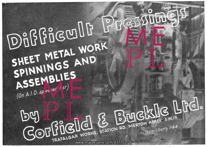 : Corfield And Buckle : Aircraft : Corfield And Buckle : Aircraft