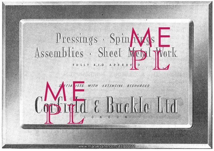 : Corfield & Buckle : Aircraft Sheet Metal & Engineering Work : Corfield & Buckle : Aircraft Sheet Metal & Engineering Work