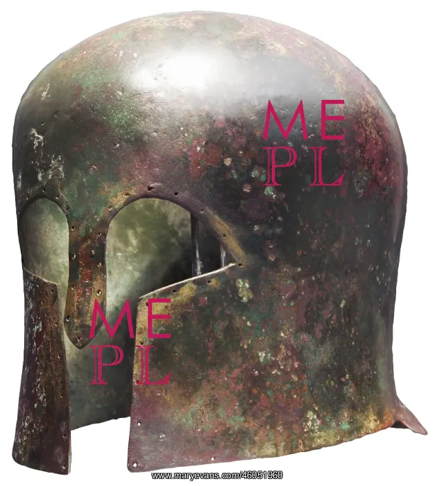 : Corinthian helmet : Corinthian helmet
