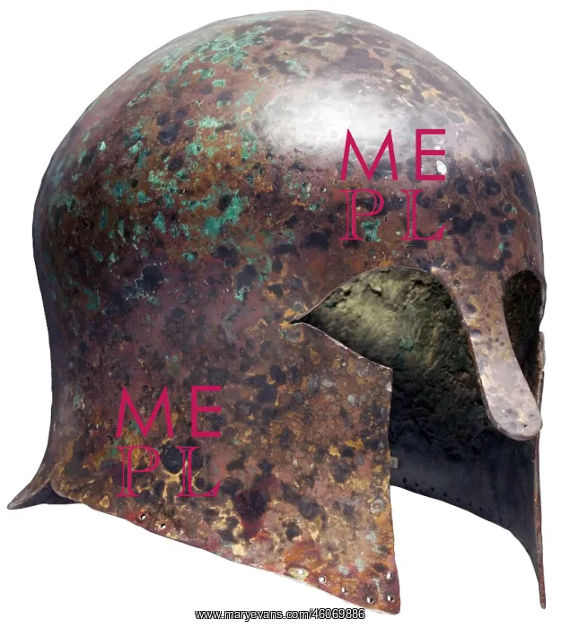 : Corinthian helmet : Corinthian helmet